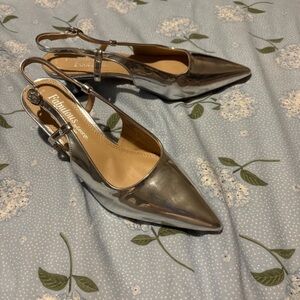 George Silver Women's Slingback Slippers